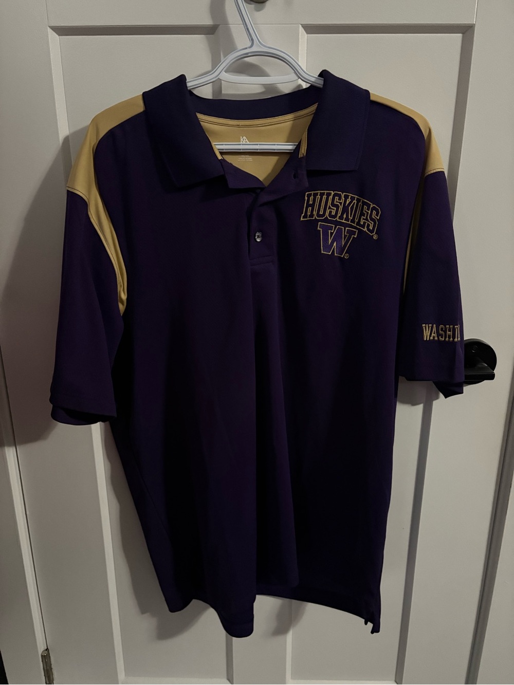 Washington Huskies Purple & Gold Polo Shirt